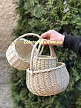 Набір кошиків «Болеро» з цілісної вибіленої лози, фото 6