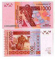 БУРКИНА-ФАСО Западная Африка 1000 франков UNC №506