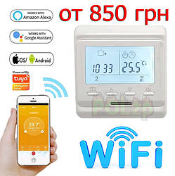 Терморегулятор для теплої підлоги E51 з Wi-Fi mk60e-b WiFi