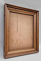 Рівний класичний кіот для ікони з внутрішньою дерев'яною рамою, фото 2