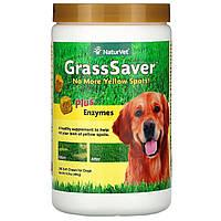 NaturVet, GrassSaver Plus Enzymes для собак, 240 жевательных таблеток, 480 г (16,9 унции) - Оригинал