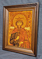 Оформлення в строгий кіот ікони з бурштину, фото 6