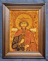 Оформлення в строгий кіот ікони з бурштину, фото 3