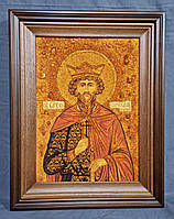 Оформлення в строгий кіот ікони з бурштину, фото 8