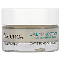 Aveeno, Calm + Restore, Увлажняющий гель из овса, без отдушек, пробный размер, 0,5 унции (14 г) - Оригинал