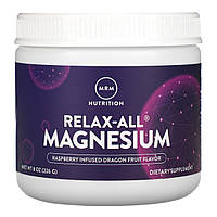 MRM, Relax-All Magnesium, магний, со вкусом малины и питахайи, 226 г (8 унций) - Оригинал