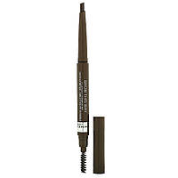 Rimmel London, Brow This Way, Карандаш для бровей Fill & Sculpt, средний коричневый цвет 002, 0,008 унции