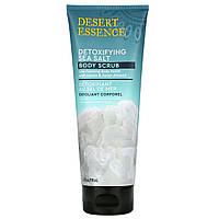 Desert Essence, Детоксифицирующий скраб для тела с морской солью, 198 мл (6,7 жидк. Унции) - Оригинал