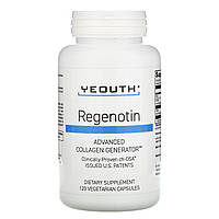 Yeouth, Регенотин, усовершенствованный генератор коллагена, 120 вегетарианских капсул - Оригинал