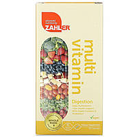 Zahler, Пищеварение, Ежедневные мультивитамины + поддержка здоровья кишечника с комплексом переваривания и