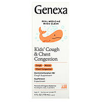 Genexa, Kid's Cough & Chest Congestion, Organic Blueberries, 4 fl oz (118 ml) - Оригинал