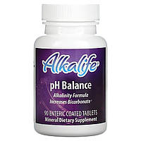 Alkalife, pH Balance, 90 таблеток, покрытых кишечнорастворимой оболочкой - Оригинал