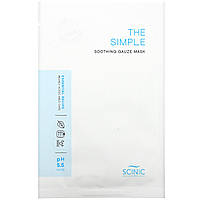 Scinic, The Simple Soothing Gauze Beauty Mask, pH 5,5, 1 маска - Оригинал