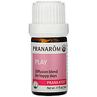 Pranarom, PRANA KIDS, Essential Oil, Play, +3 Months, .17 fl oz (5 ml) - Оригинал