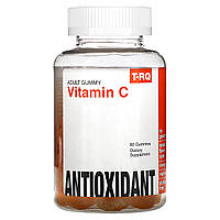 T-RQ, Жевательные мармеладки для взрослых, витамин C, антиоксидант, апельсин, 60 жевательных таблеток -