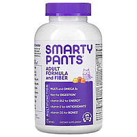SmartyPants, формула с клетчаткой для взрослых, лимон, клубника, банан и апельсин, 180 жевательных конфет -