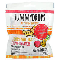 Tummydrops, Органический, сочный ананас, имбирь и юмберри, 33 пастилки, 105 г (3,7 унции) - Оригинал