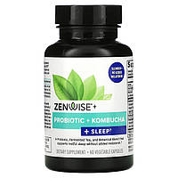 Zenwise Health, Пробиотик, чайный гриб и снотворное, 60 растительных капсул - Оригинал