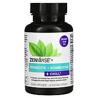Zenwise Health, Пробиотик, чайный гриб и холодок, 60 растительных капсул - Оригинал