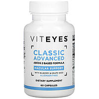 Viteyes, Classic Advanced Macular Support, формула на основі AREDS 2, 60 капсул, оригінал. Доставка з США/ЄС протягом 14 днів