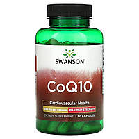 Swanson, CoQ10, Cardiovascular Health, 200 mg, 90 Capsules, оригінал. Доставка з США/ЄС протягом 14 днів