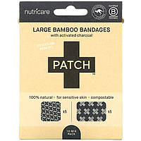 Patch, Patch, Large Bamboo Bandages with Activated Charcoal, 10 Mix Pack - Оригинал