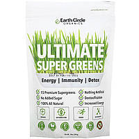 Earth Circle Organics, Ultimate Super Greens, 283 г (10 унций) - Оригинал