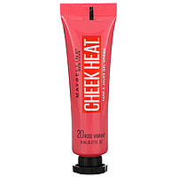 Maybelline, Cheek Heat, крем-гель для румян, роза, 8 мл (0,27 жидк. Унции) - Оригинал