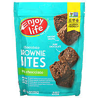 Enjoy Life Foods, Chocolate Brownie Bites, мятный шоколад, 135 г (4,76 унции) - Оригинал