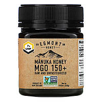 Egmont Honey, Мед манука, необработанный и непастеризованный, MGO 150+, 250 г (8,82 унции) - Оригинал