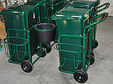 Візок для прибирання з баком 120 л та відром на 20л, фото 7