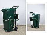 Візок для прибирання з баком 120 л та відром на 20л, фото 8