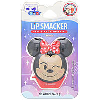 Lip Smacker, Disney Emoji, Minnie, бальзам для губ, клубничный, 7,4 г (0,26 унции) - Оригинал