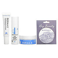 Derma E, Hydrate & Go Kit, набор из 4 продуктов - Оригинал