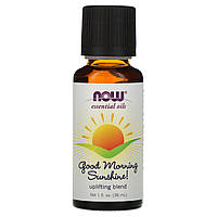 NOW Foods, Эфирные масла Good Morning Sunshine, композиция для повышения настроения, 30 ml - Оригинал