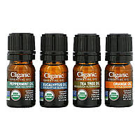Cliganic, эфирные масла, набор для ароматерапии, набор из 4 предметов - Оригинал