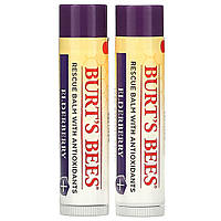 Burt's Bees, Бальзам Rescue, бузина, 2 шт. В упаковке, 4,25 г (0,15 унции) - Оригинал