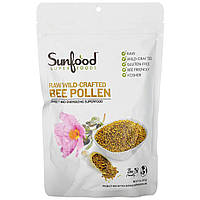 Sunfood, сырая пчелиная пыльца, собранная с дикорастущих растений, 227 г (8 унций) - Оригинал