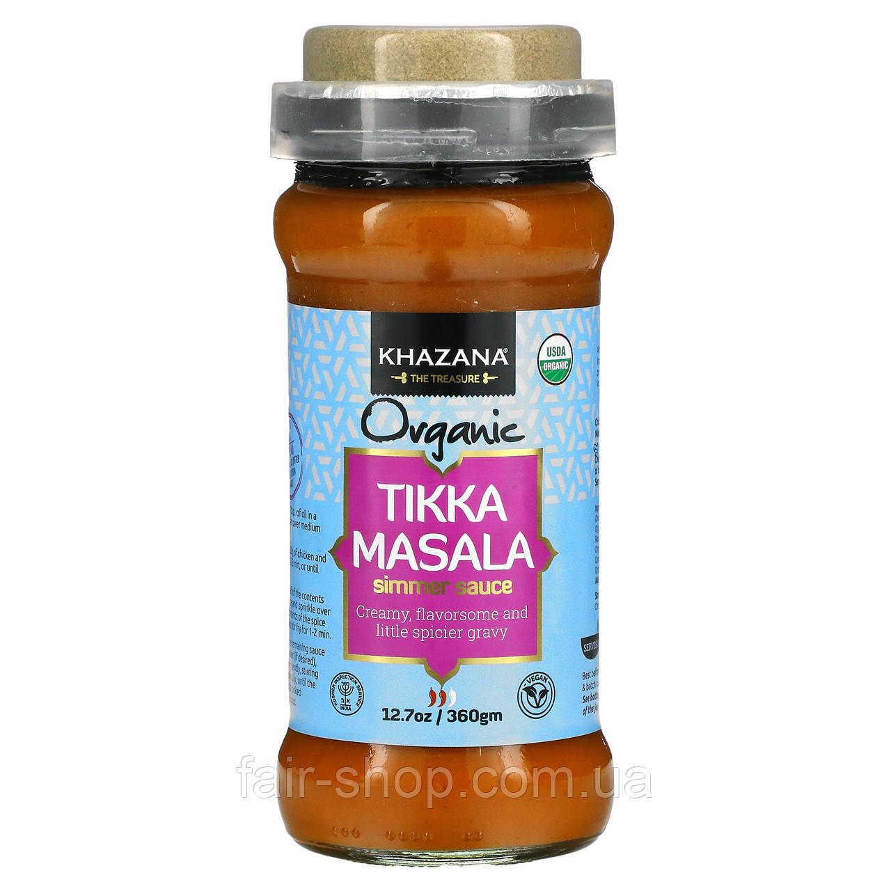 Khazana, Органический Соус Тикка Масала, 360 Г (12,7 Унции) - Оригинал ...