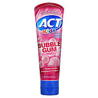 Act, детская зубная паста с фторидом, против кариеса, со вкусом жевательной резинки, 130 г (4,6 унции) -