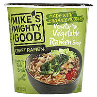 Mike's Mighty Good, Craft Ramen, вегетарианский овощной суп рамен, 54 г (1,9 унции) - Оригинал
