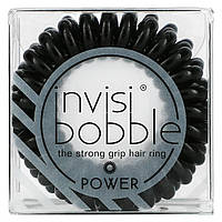 Invisibobble, Power, Strong Grip, кольцо для волос, черный, 3 шт. В упаковке - Оригинал