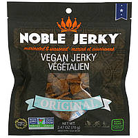 Noble Jerky, Веганское вяленое мясо, оригинальное, 70 г (2,47 унции) - Оригинал