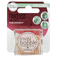 Invisibobble, Original, Пильний каблучка для волосся, Bronze Me Pretty, 3 шт. В упаковці, оригінал. Доставка від 14 днів