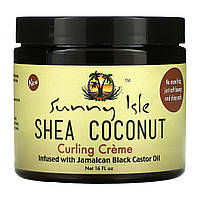 Sunny Isle, Крем для завивки волос с кокосом ши, 16 жидк. Унций - Оригинал