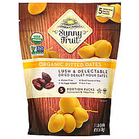 Sunny Fruit, Organic Pitted Dates, 5 Portion Packs, 1.76 oz ( 50 g) Each - Оригинал