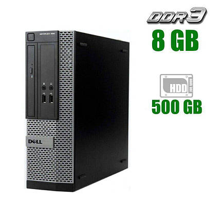 Системний блок Dell OptiPlex 390 SFF / Intel Core i3-2 (4) ядра по 3.1 GHz) / 8 GB DDR3 / 500 GB HDD /, фото 1