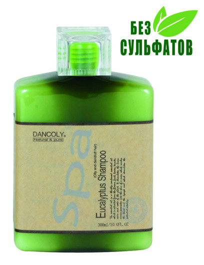 Шампунь з олією евкаліпта для жирного та пошкодженого волосся Angel Professional 300 мл