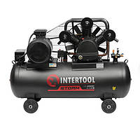 Компресор 300 л, 11 кВт, 380 В, 8 атм, 1600 л/хв. 3 циліндра INTERTOOL PT-0050