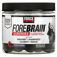 Force Factor, Жевательные мармеладки для переднего мозга, для поддержки памяти, ягодное ассорти, 60